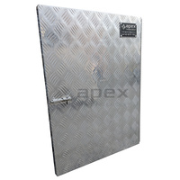 Aluminium Checker Plate Door 560mm(L) x 30mm(W) x 750mm(H)