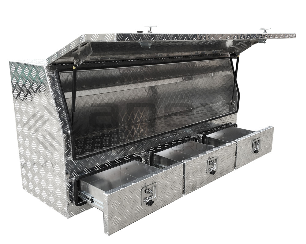BRAND NEW TOOLBOX 2.5MM CHECKER ALUMINIUM TOOL BOX UTE TRUCK STORAGE 16006 eBay