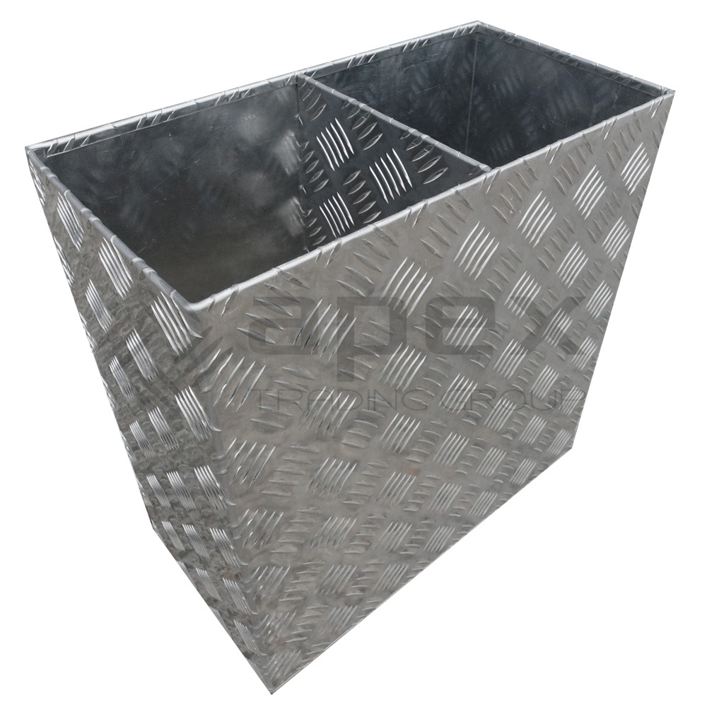 BRAND NEW ALUMINIUM UTE PLUMBER DUAL OXY GAS BOTTLE HOLDER TOOLBOX