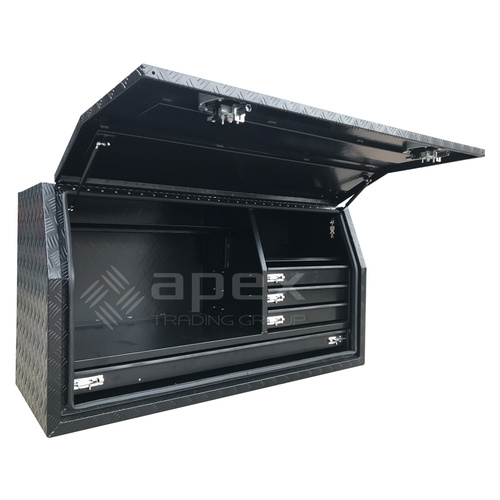 Powder Coat Built-in Drawers 1468FDLDCPBL - 1400mm(L) x 600mm(W) x 800mm(H)
