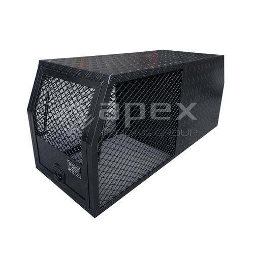 Dog Cage And Toolbox Black 16010CPBL - 1780mm(L) x 700mm(W) x 800mm(H)