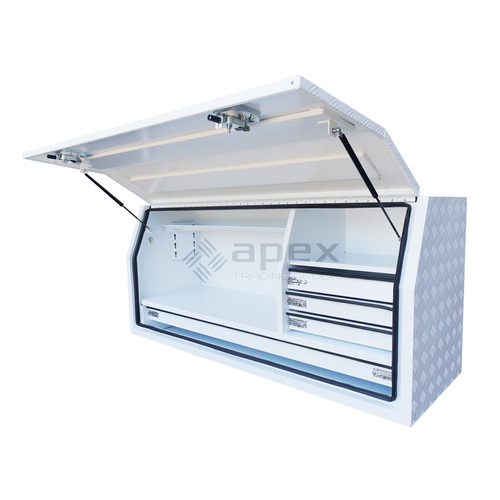 Powder Coat Built-in Drawers 1868FDLDCPWL - 1800mm(L) x 600mm(W) x 800mm(H)