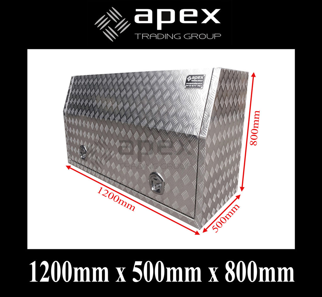 Aluminium Full Lid Toolbox 1258FRL