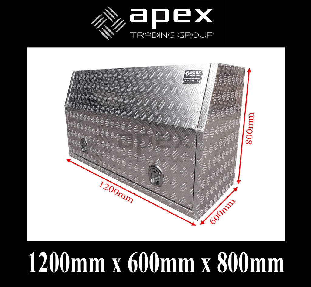 Aluminium Full Lid Toolbox 1268FRL