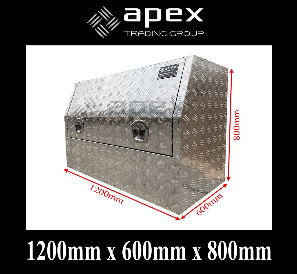 Aluminium Half Lid Toolbox 1268HRL
