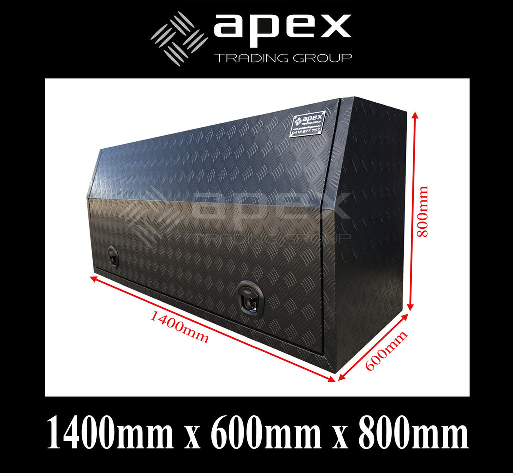 Aluminium Powder Coat Full Lid Toolbox 1468FCPBL
