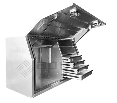 Aluminium Toolbox with Internal Drawers 1468FDFPL