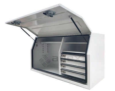Aluminium Toolbox with Internal Drawers 1468FDFPWL