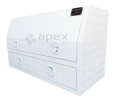 Aluminium Powder Coat Toolbox with Drawers 1468HDCPWL