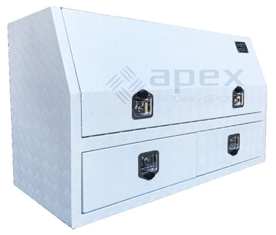 Aluminium Powder Coat Toolbox with Drawers 1468HDCPW