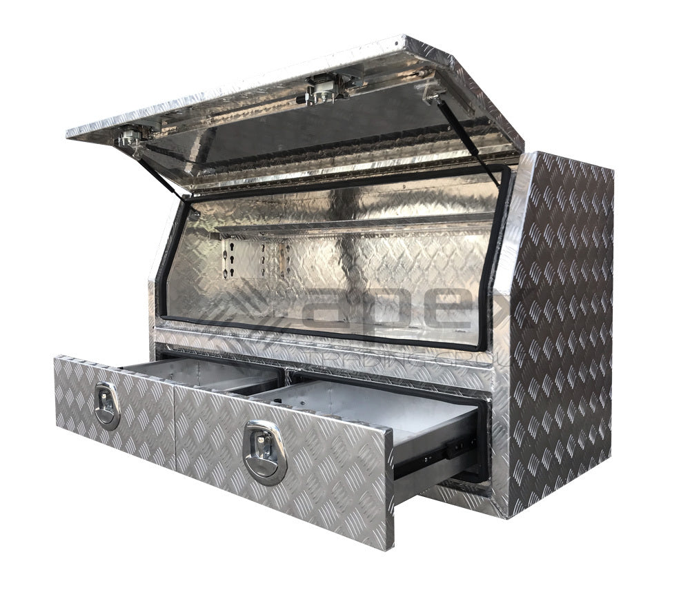 Aluminium Toolbox with External Drawers 1468HDL