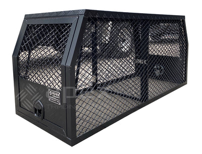 Aluminium Black Dog Cage 15004CPBL
