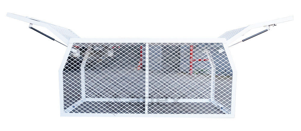 Aluminium White Dog Cage 15004CPWL