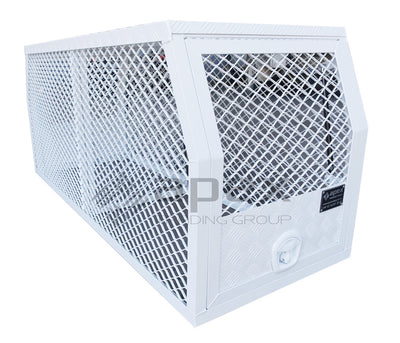 Aluminium White Dog Cage 15004CPWL