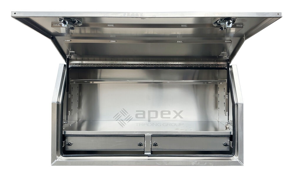 Aluminium Toolbox with Internal Drawers 1568FDFP-2D