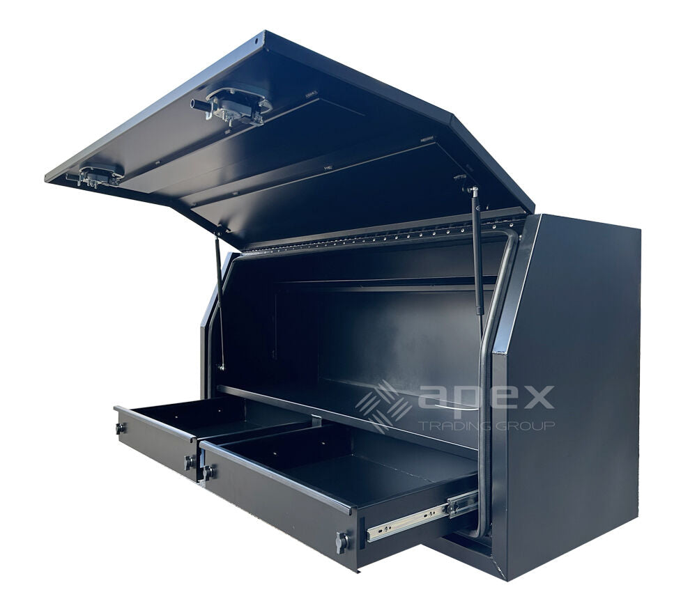 Aluminium Toolbox with Internal Drawers 1568FDFPB-2D