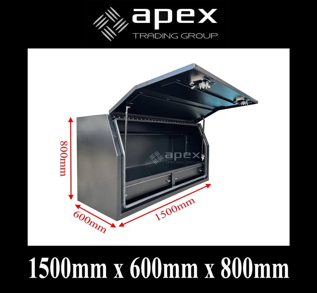 Aluminium Toolbox with Internal Drawers 1568FDFPB-2D