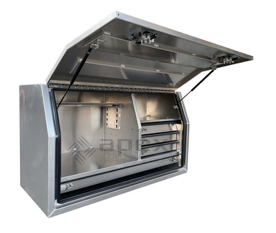 Aluminium Toolbox with Internal Drawers 1568FDLDFPL