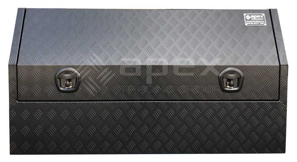 Aluminium Powder Coat Half Lid Toolbox 1568HCPBL