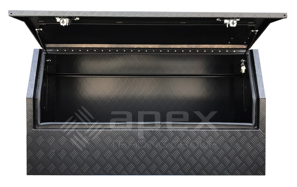 Aluminium Powder Coat Half Lid Toolbox 1568HCPBL
