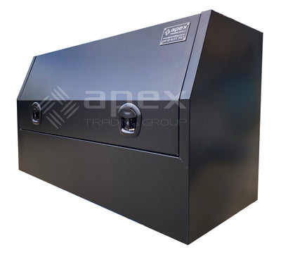 Aluminium Half Lid Toolbox Black Series 1568HFPBL