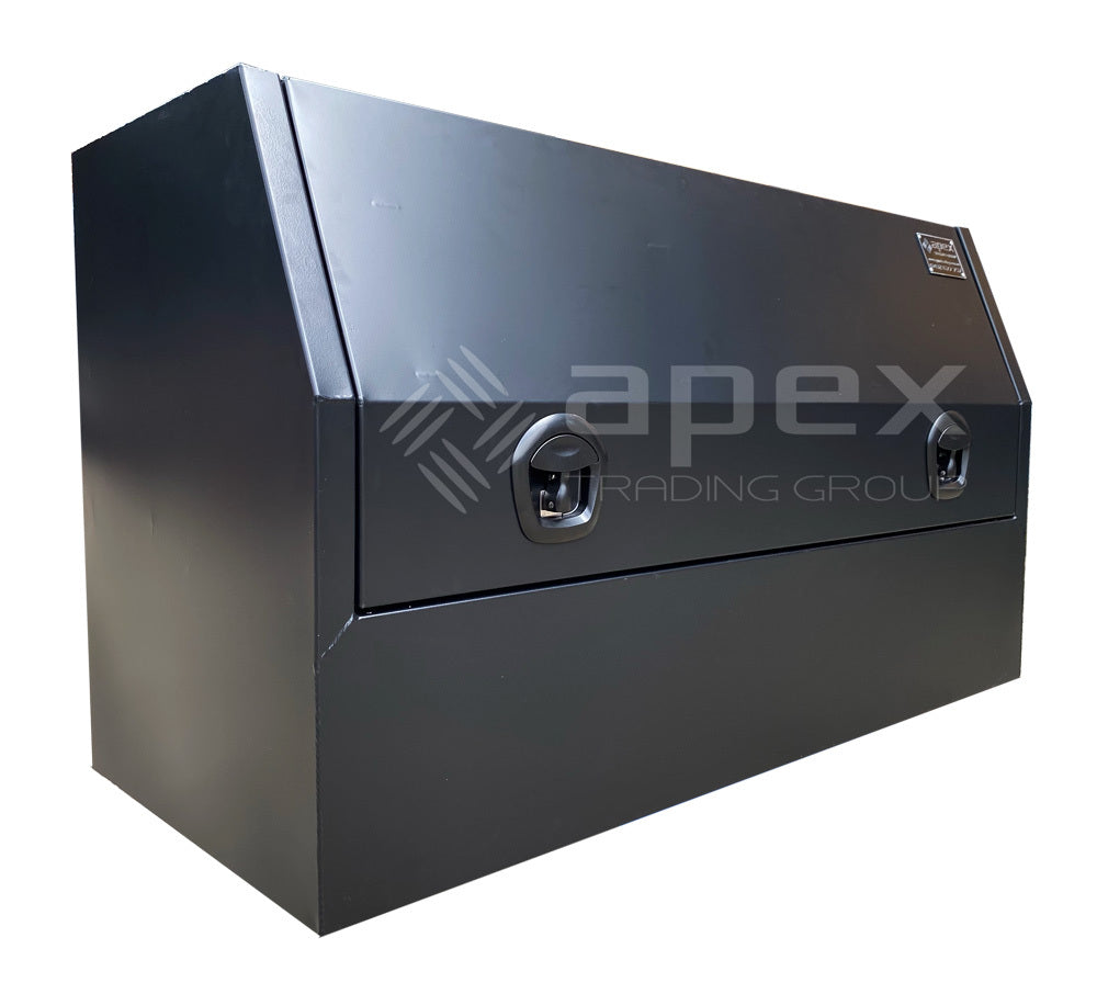 Aluminium Half Lid Toolbox Black Series 1568HFPBL