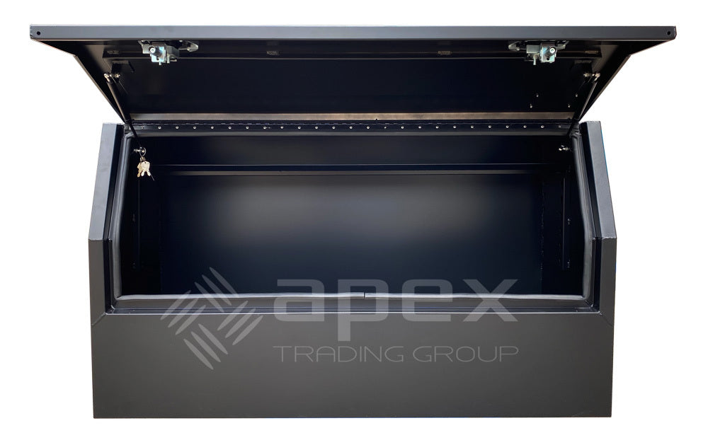 Aluminium Half Lid Toolbox Black Series 1568HFPBL