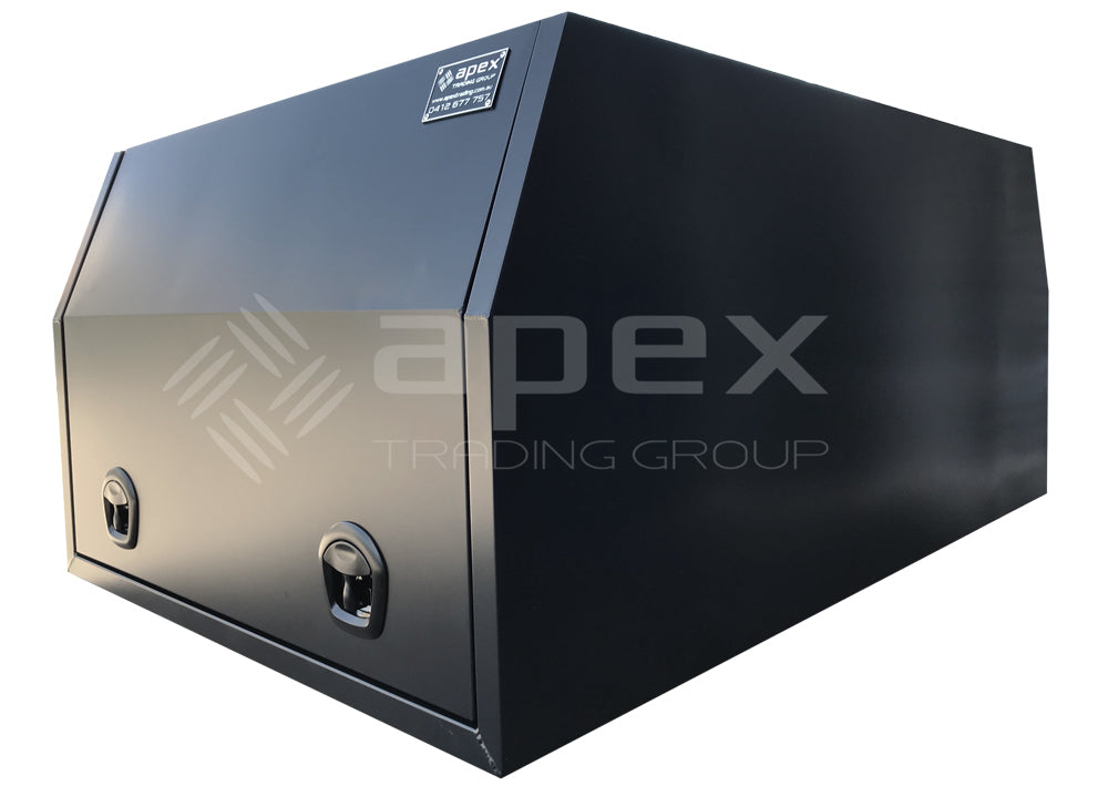 Aluminium Multi Lid Black Canopy Toolbox 160011FPBL