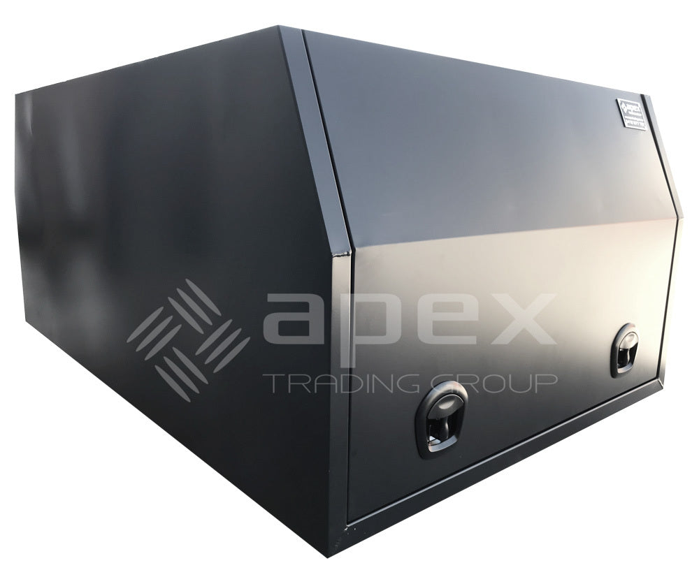 Aluminium Multi Lid Black Canopy Toolbox 160011FPBL