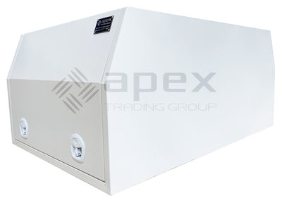Aluminium Multi Lid White Canopy Toolbox 160011FPWL