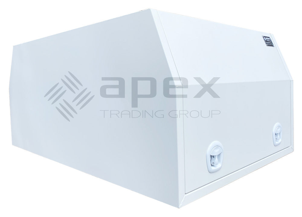 Aluminium Multi Lid White Canopy Toolbox 160011FPWL