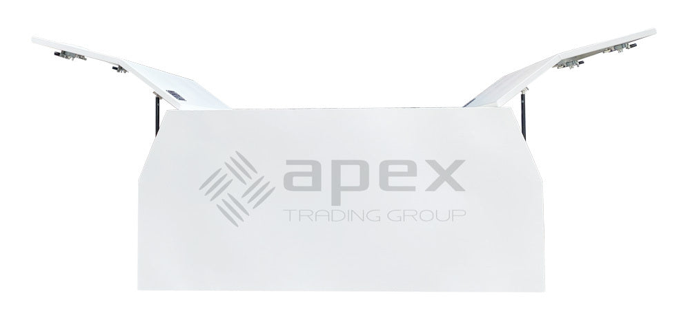 Aluminium Multi Lid White Canopy Toolbox 160011FPWL
