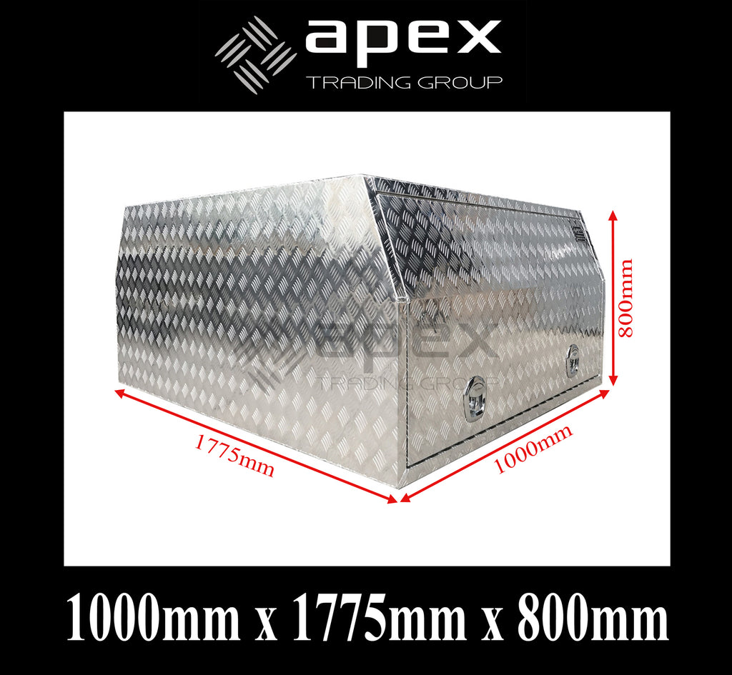 Aluminium Multi Lid Canopy Toolbox 160011L
