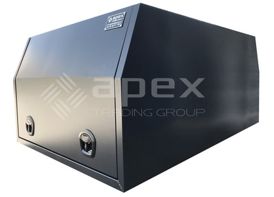 Aluminium Multi Lid Black Canopy Toolbox 160012FPBL