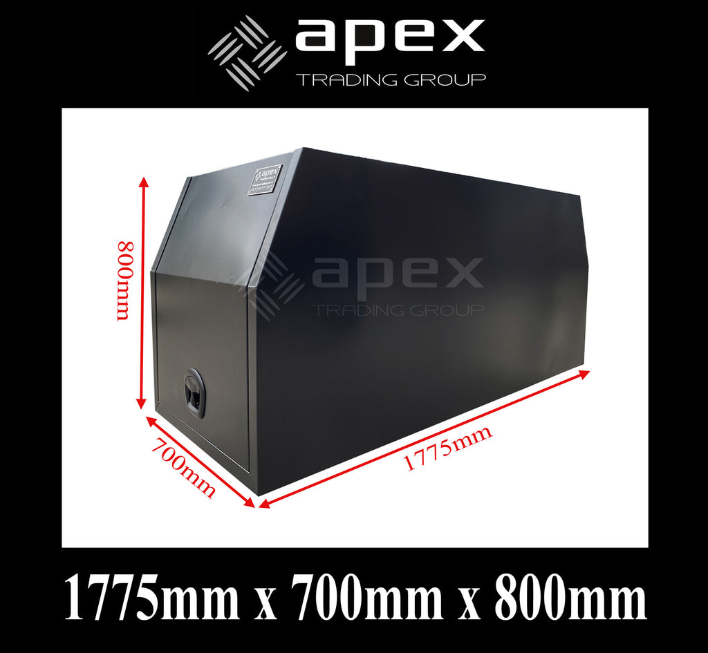 Aluminium Multi Lid Canopy Toolbox 16001FPBL