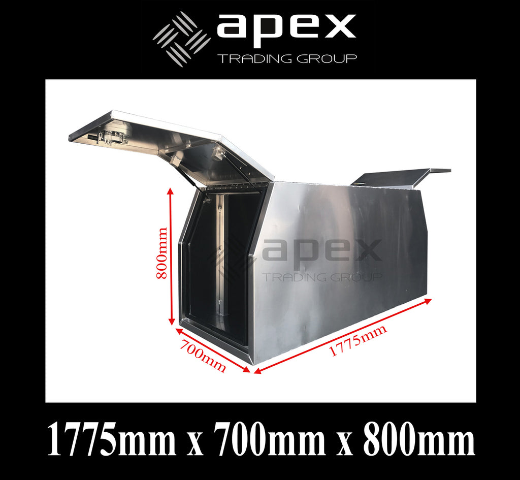 Aluminium Multi Lid Canopy Toolbox 16001FPL