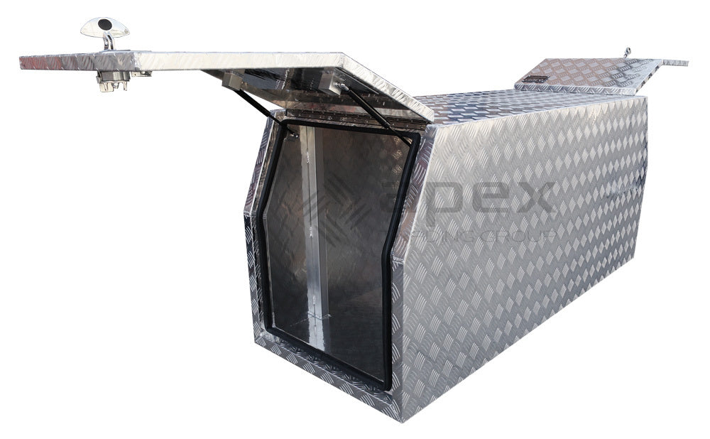 Aluminium Canopy & Fridge Box Toolbox with Tray 16001S
