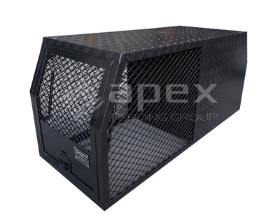 Aluminium Dog Cage & Toolbox Powder Coat Black 16010BL