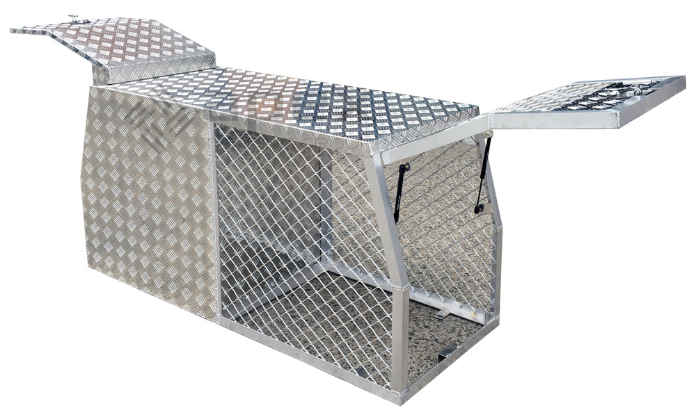 Aluminium Dog Cage and Toolbox 16010L