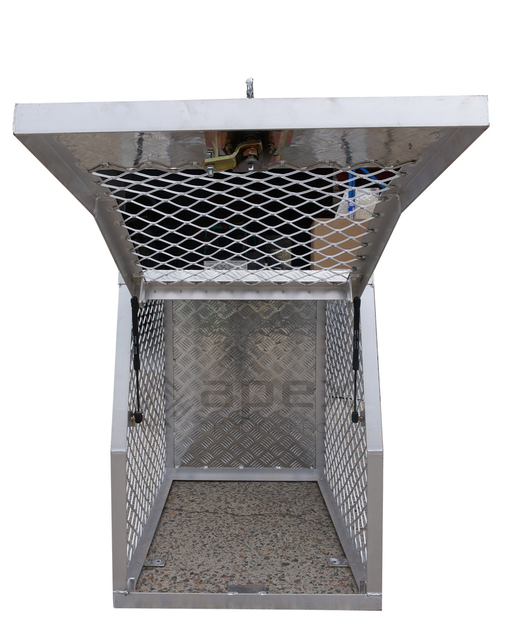 Aluminium Dog Cage and Toolbox 16010L