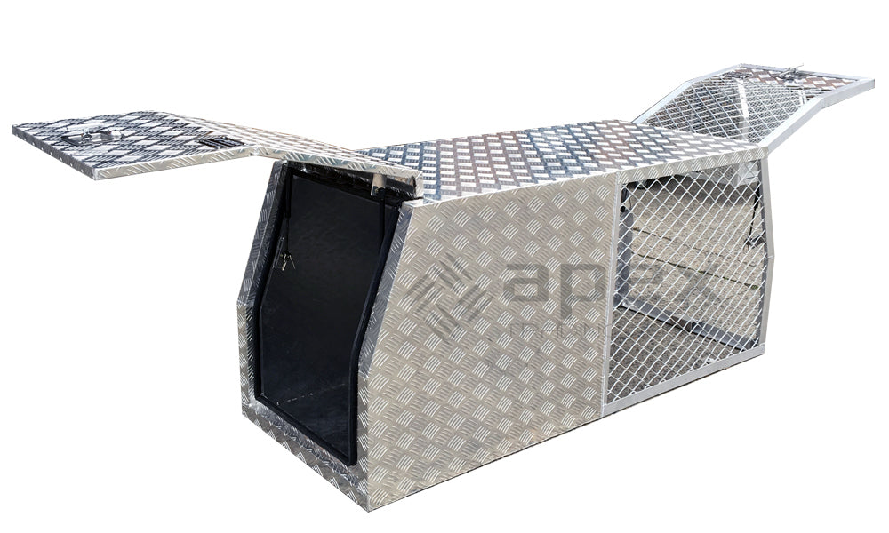 Aluminium Dog Cage and Toolbox 16010L