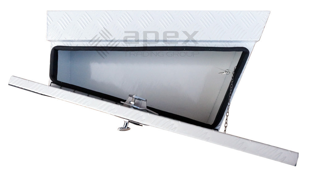 Aluminium Checker White Undertray Toolbox Set 16013CPW