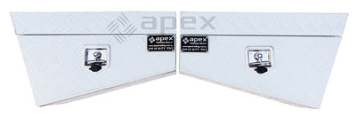 Aluminium Checker White Undertray Toolbox Set 16013CPW