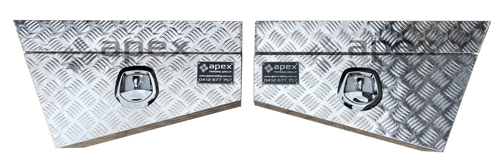 Aluminium Undertray Toolbox Set 16013L
