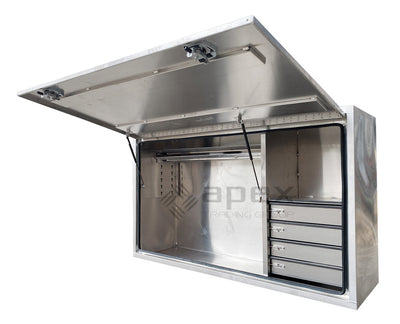 Aluminium Toolbox with Internal Drawers 16023-2FDFPL