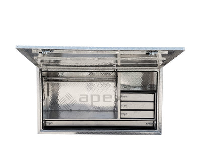 Aluminium Truck Toolbox with Drawers 16023-2FDLDL