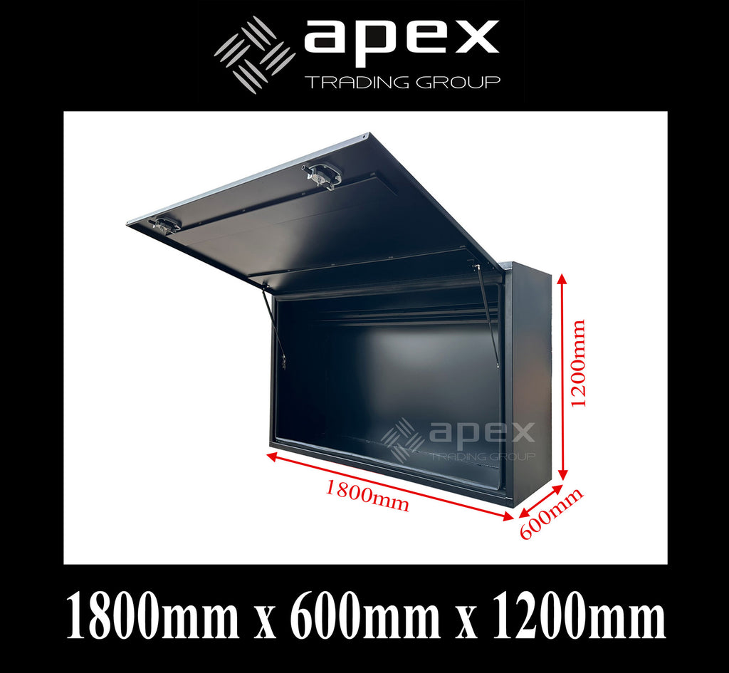 Aluminium Flat Plate Truck Box Toolbox 160232FPBL