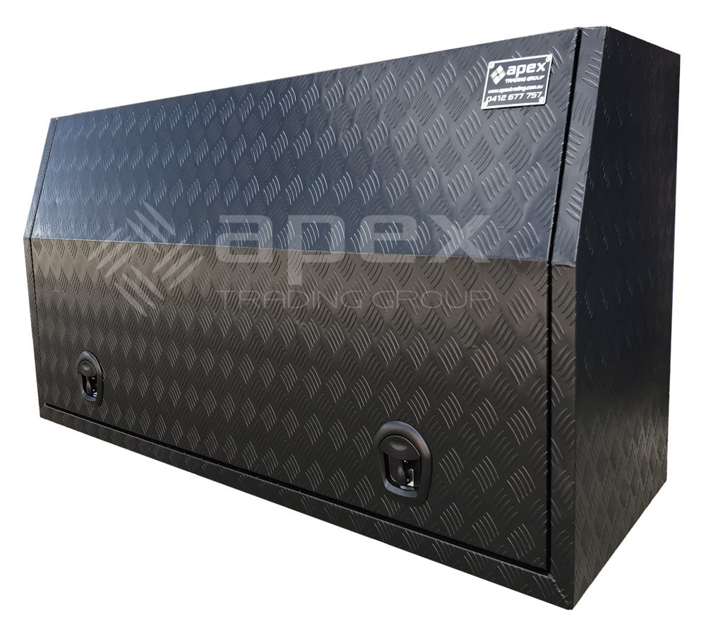 Aluminium Powder Coat Full Lid Toolbox 1668FCPBL