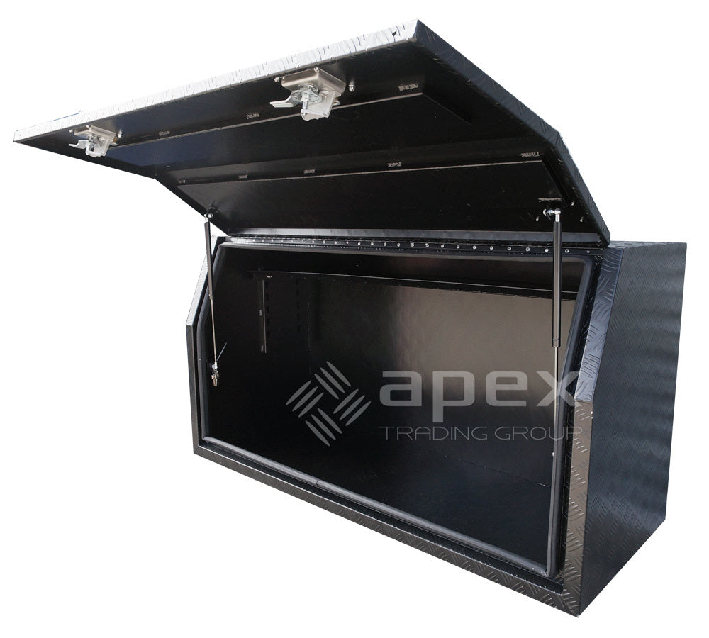 Aluminium Powder Coat Full Lid Toolbox 1668FCPBL