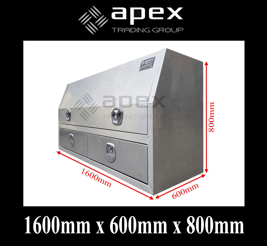 Aluminium Toolbox with External Drawers 1668HDFPL